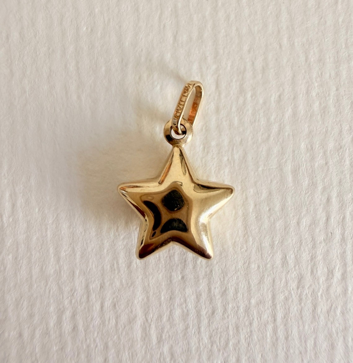 14k “Wish Upon A Star” Puffy Star