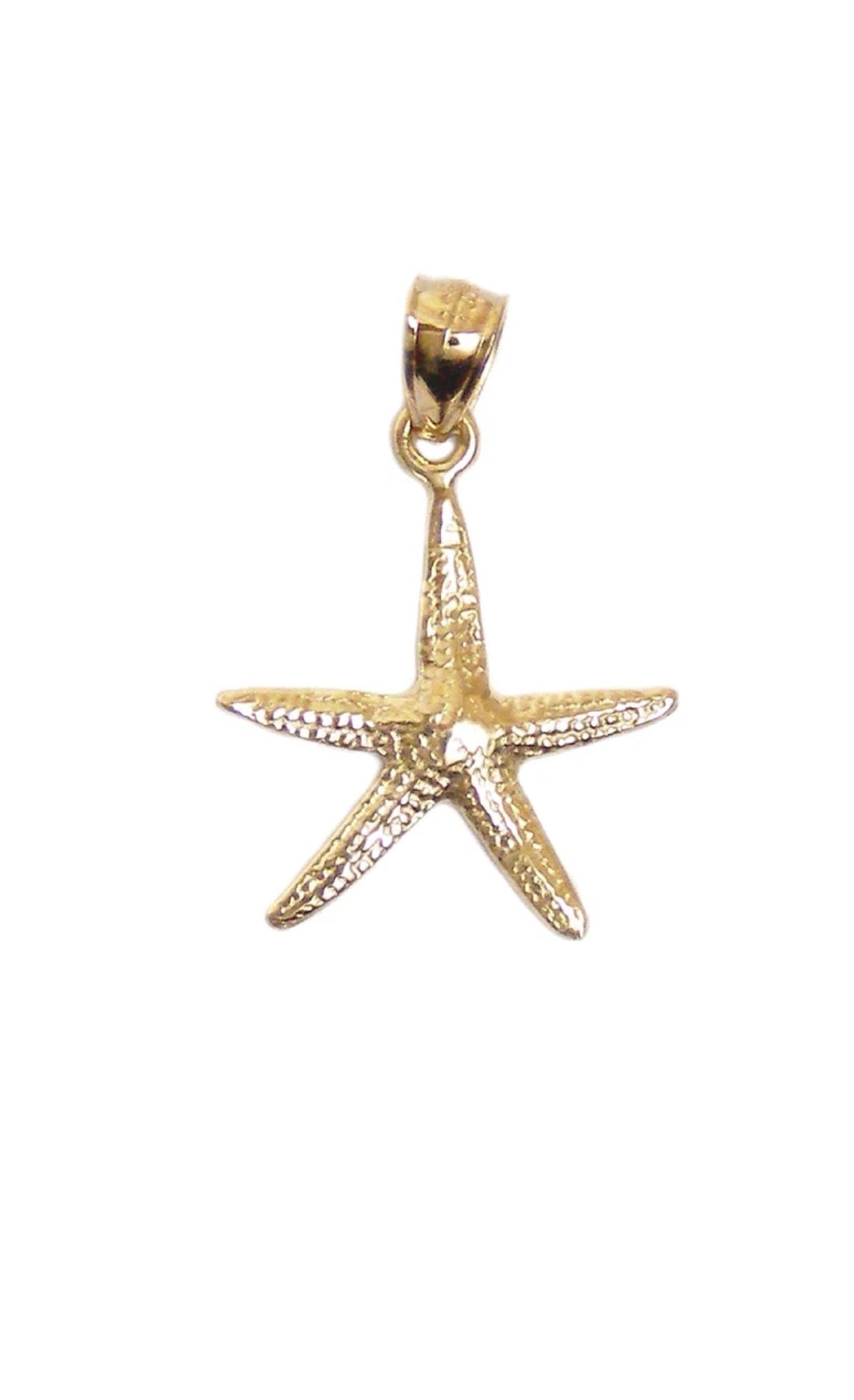 14k Starfish Pendant