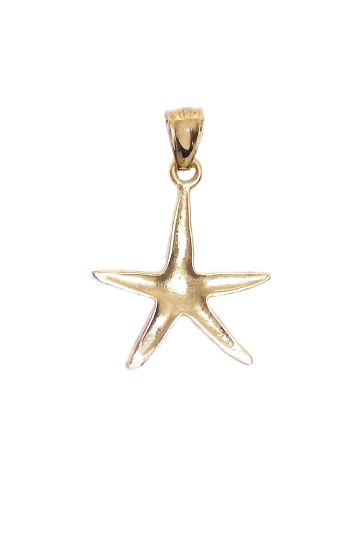14k Starfish Pendant