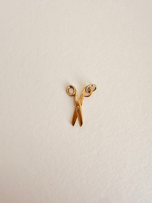 14k Vintage Articulated Scissors