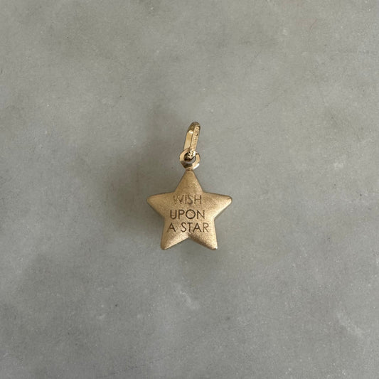 14k Wish Star Charm