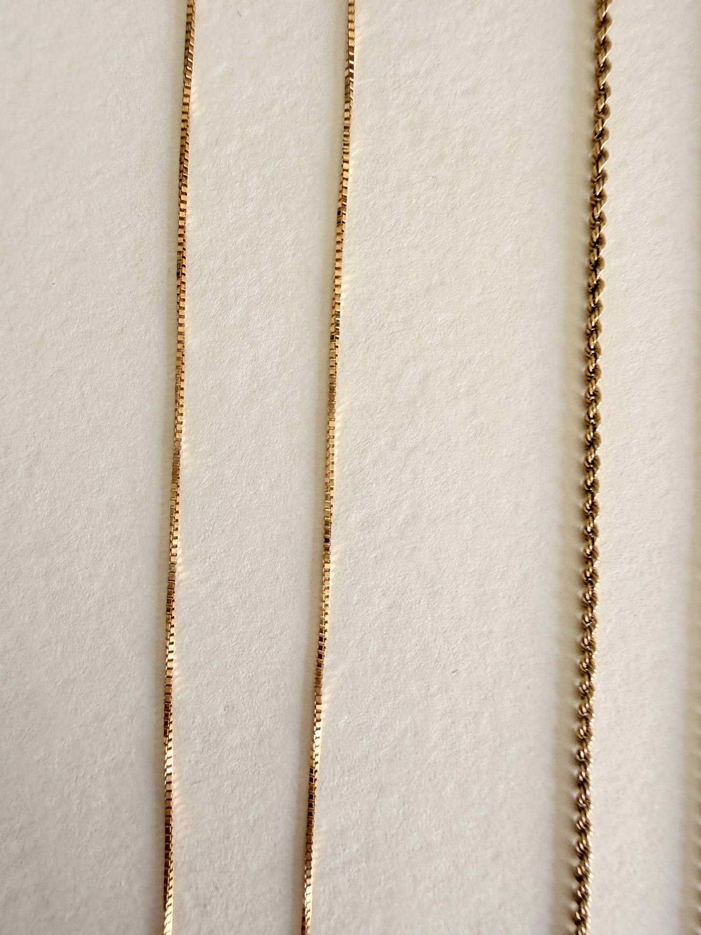 14k 16in Twist chain