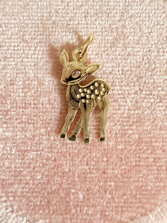 14K Baby Deer "Bambi" Charm