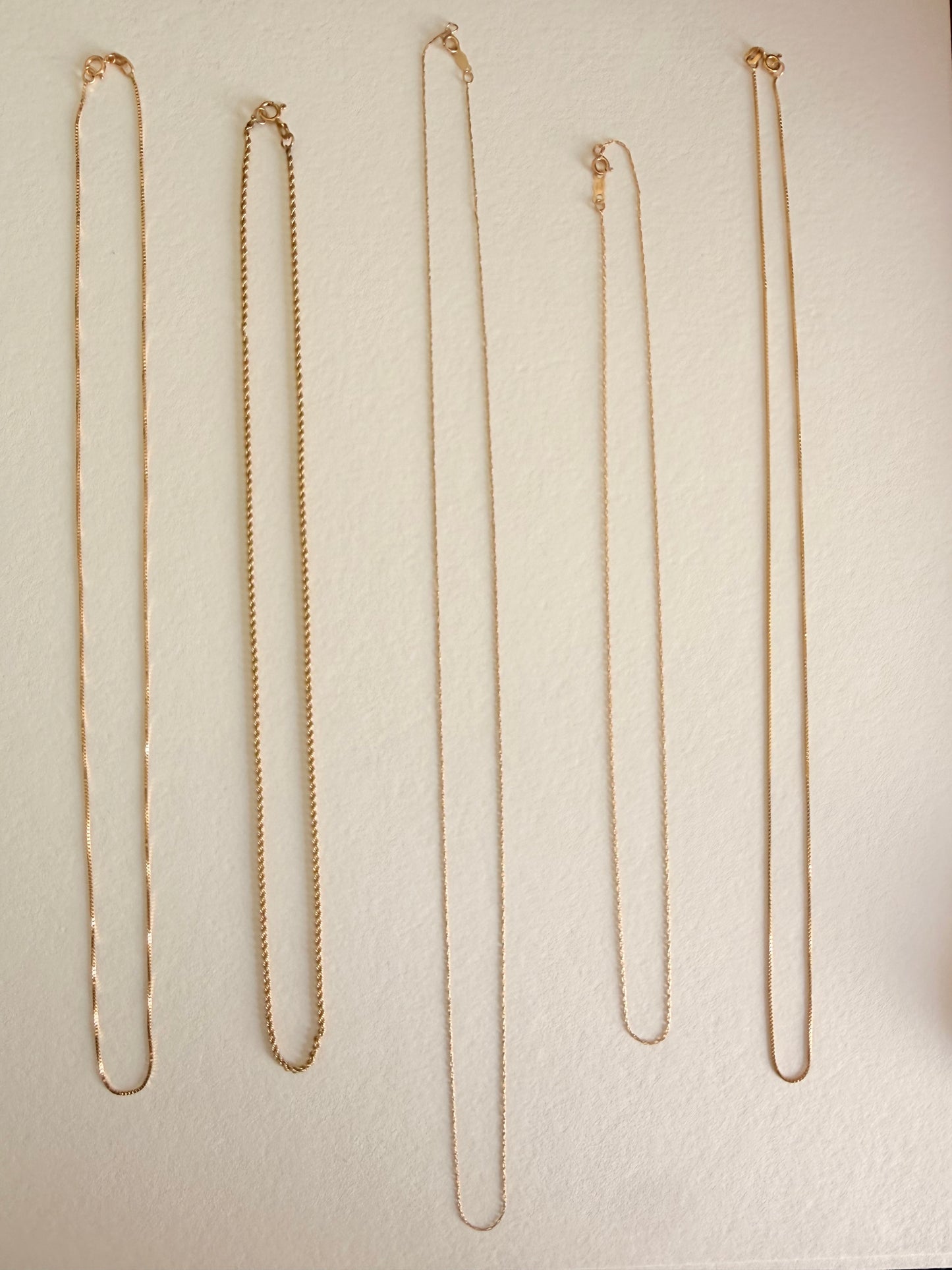 14k 16in Twist chain