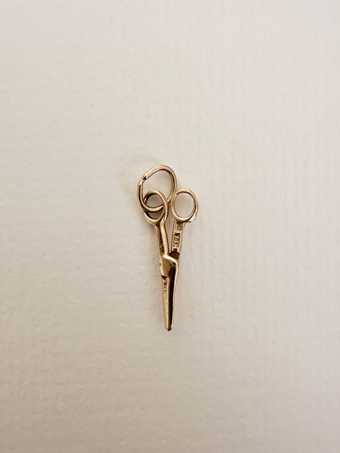 14k Vintage Articulated Scissors