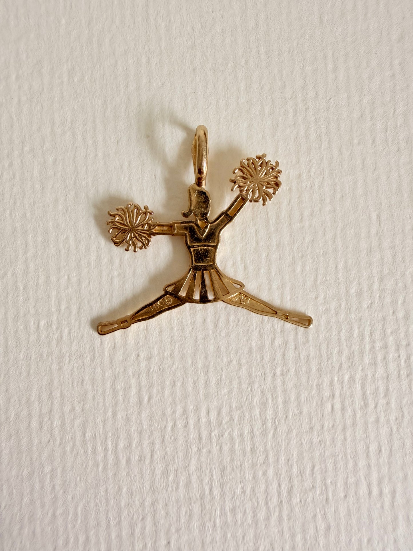 14k Michael Anthony Cheerleader Pendant