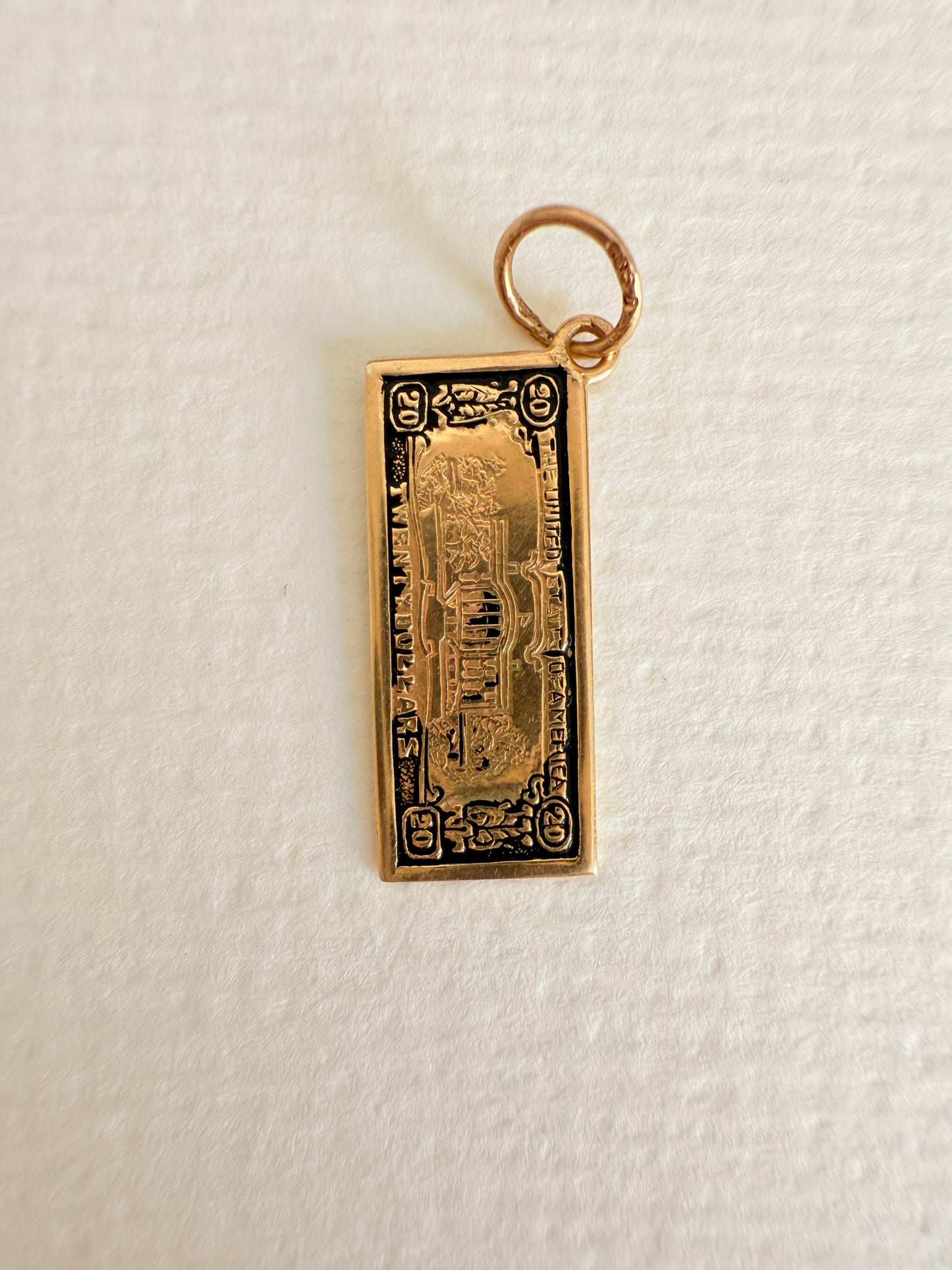 14k Enameled $20 Bill