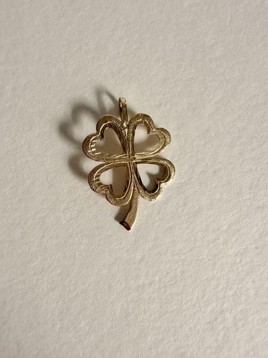 14k Four Leaf Clover